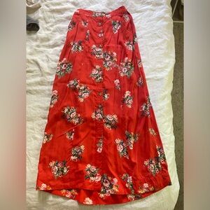 Anthropologie Claudette Maxi Skirt